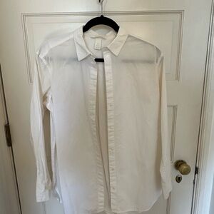 H&M White Button Down Shirt